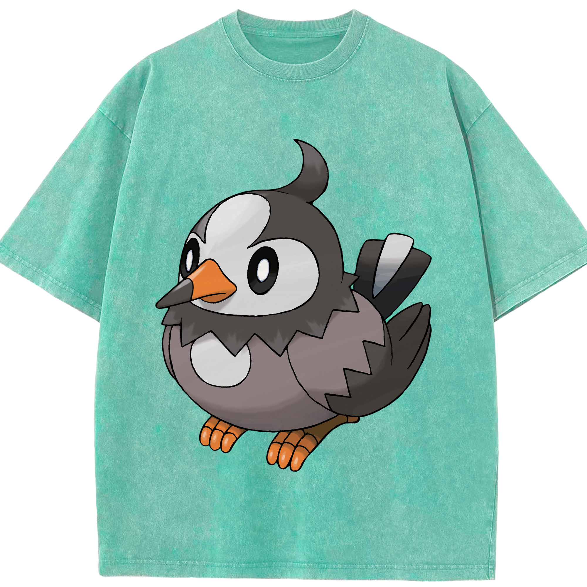 （画像用） ポケットモンスター Pokémon 綿100% ヴィンテージ風 半袖Tシャツ（フロントプリント）